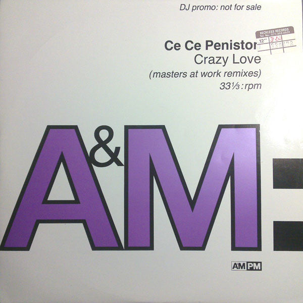 Ce Ce Peniston - Crazy Love (Masters At Work Remixes) - Used