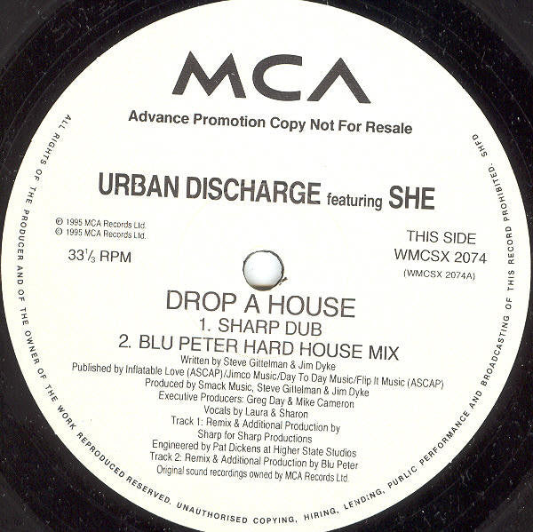Urban Discharge - Wanna Drop A House (On That Bitch) - Used V