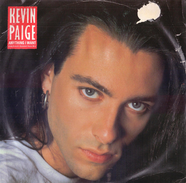 Kevin Paige - Anything I Want - Used Vinyl Record 12"