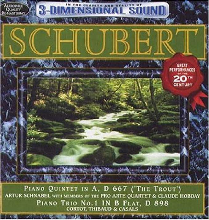 Franz Schubert - Trout Quintet and Piano Trio No. 1 - CD