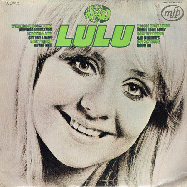 Lulu - Most Of (Volume 2) - Used Vinyl Record