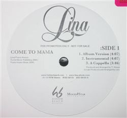 Lina - Come To Mama / I Am - Used Vinyl Record 12"