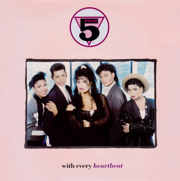 Five Star - With Every Heartbeat - Used Vinyl Record 7"