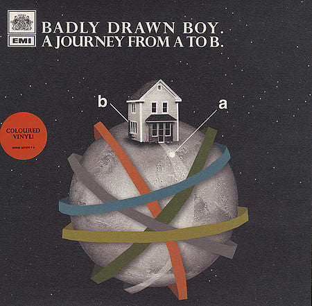 Badly Drawn Boy - A Journey From A To B - Used Vinyl Record 7"