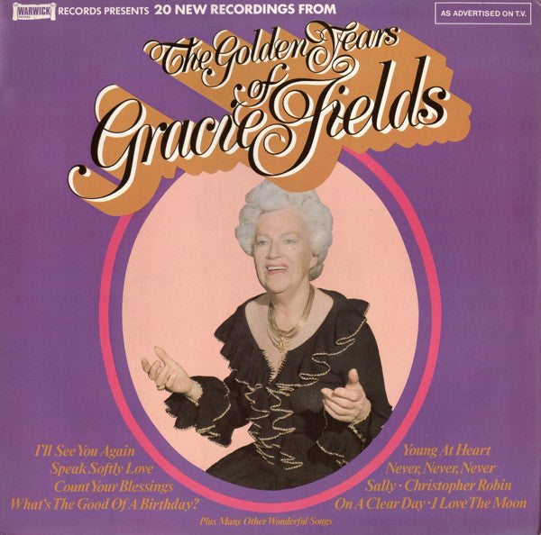 Gracie Fields - Golden Years Of - Used Vinyl Record