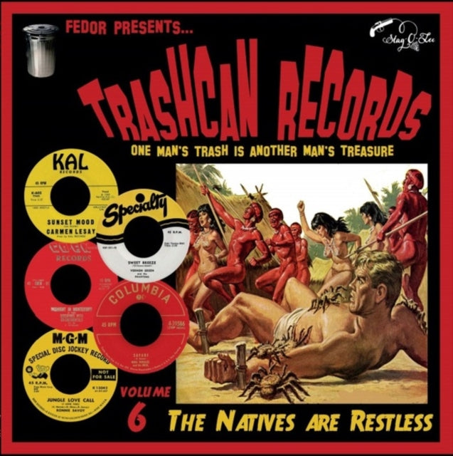 VARIOUS ARTISTS - TRASHCAN RECORDS VOL 6 THE NA - Vinyl Record 10
