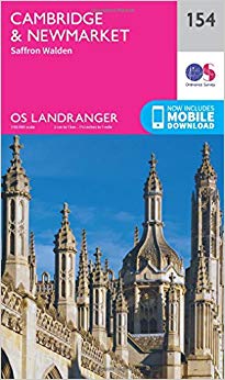 Ordnance Survey - Cambridge, Newmarket & Saffron Walden : 154 - New Sh