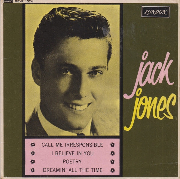 Jack Jones - Call Me Irresponsible - Used Vinyl Record 7"