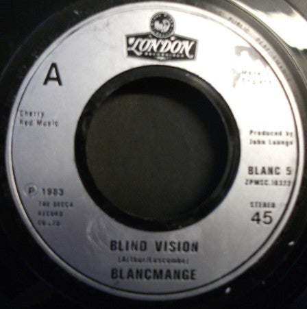 Blancmang - Blind Vision - Used Vinyl Record 7"