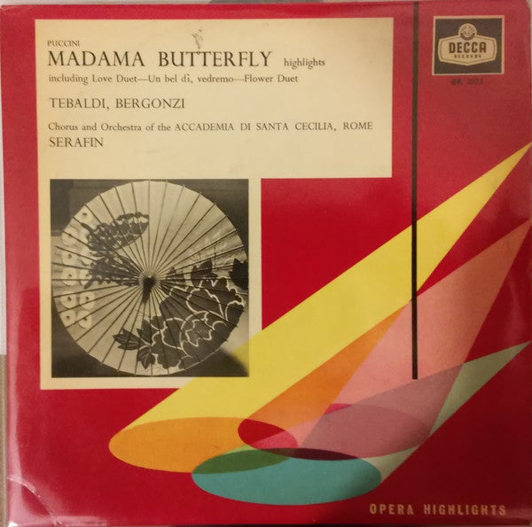 Giacomo Puccini - Madama Butterfly Highlights - Used Vinyl Record