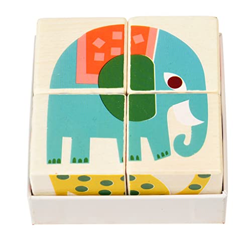 Wooden puzzle cubes - Wild Wonders - Other