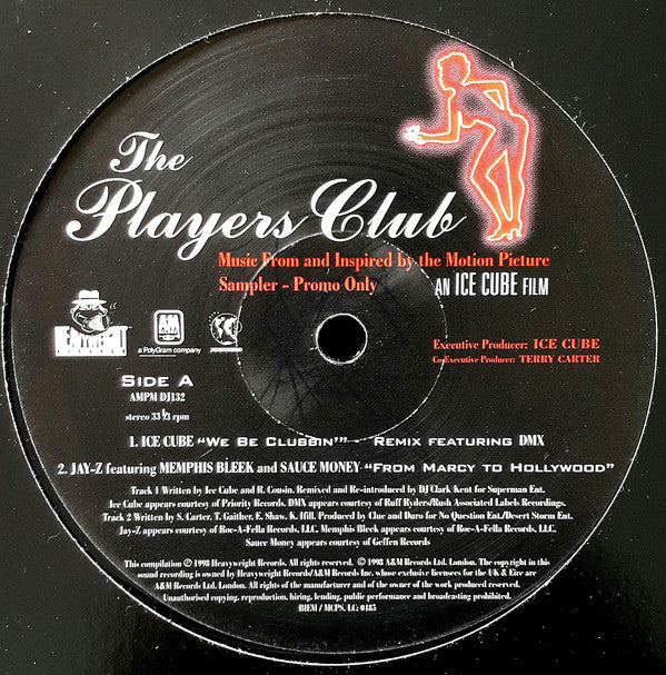 Various - Players Club Original Soundtrack Sampler - Used Vi