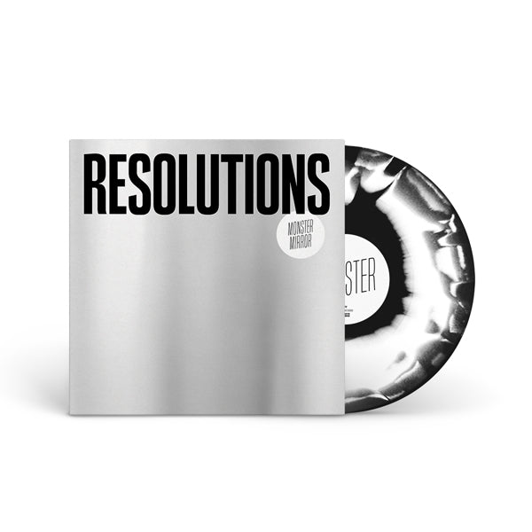 RESOLUTIONS - MONSTER MIRROR (BLACK/WHITE SWIRL VINYL) - Vinyl Record
