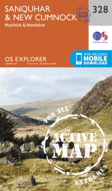Ordnance Survey - Sanquhar and New Cumnock : 328 - New Sheet map