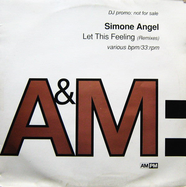 Simone Angel - Let This Feeling (Remixes) - Used Vinyl Record