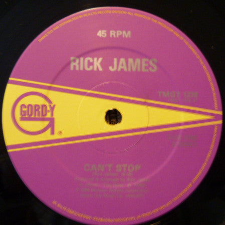 Rick James - Can't Stop - Used Vinyl Record 12"