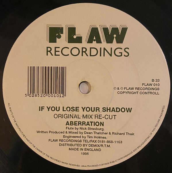 Aberration - If You Lose Your Shadow - Used Vinyl Record 12"