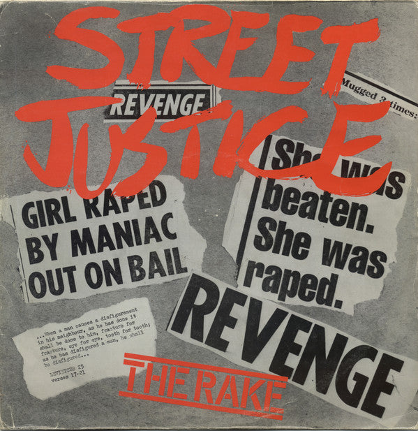 Rake - Street Justice - Used Vinyl Record 12"