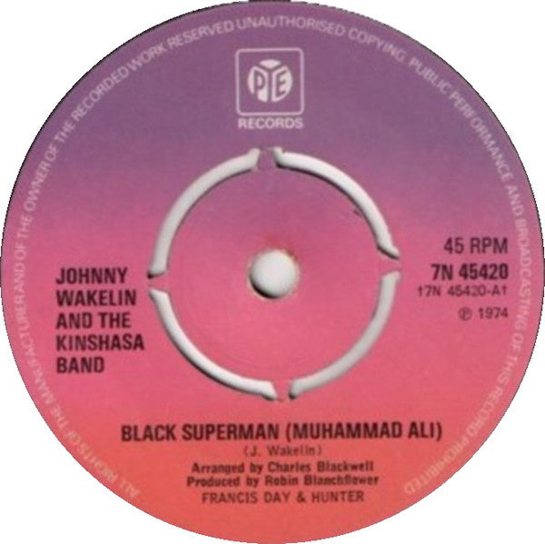 Johnny Wakelin & The - Black Superman (Muhammad Ali) - Used Vinyl Rec