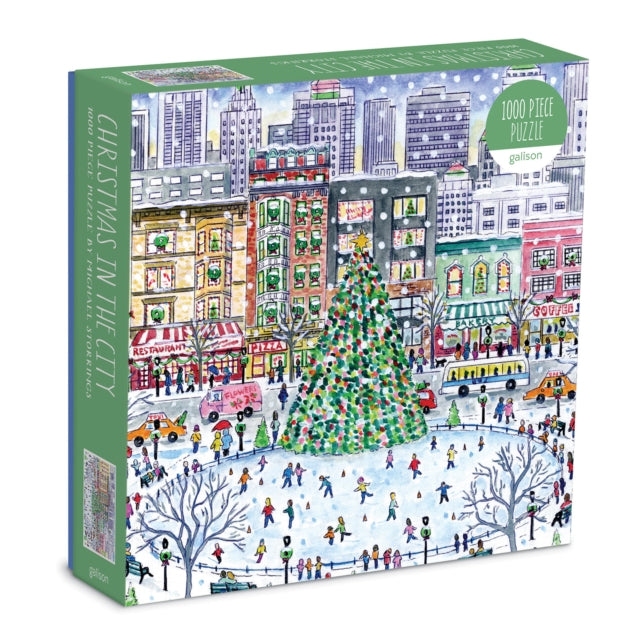 Galison - Michael Storrings Christmas in the City 1000 Piece Puzzle -