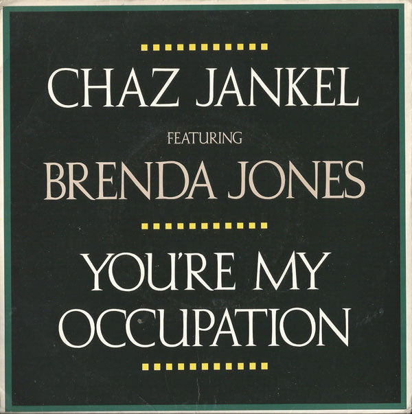 Chas Jankel - You're My Occupation - Used Vinyl Record 7"