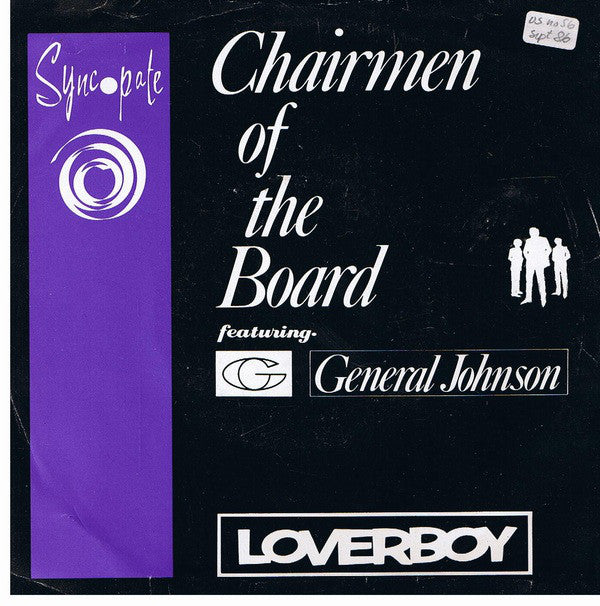 Chairmen Of The Boar - Loverboy - Used Vinyl Record 7"
