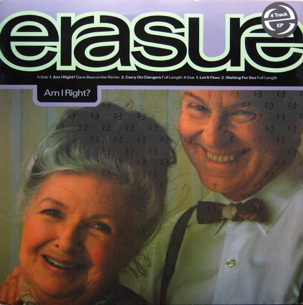Erasure - Am I Right? - Used Vinyl Record 12"