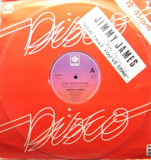 Jimmy James - Now That You've Gone - Used Vinyl Record 12"