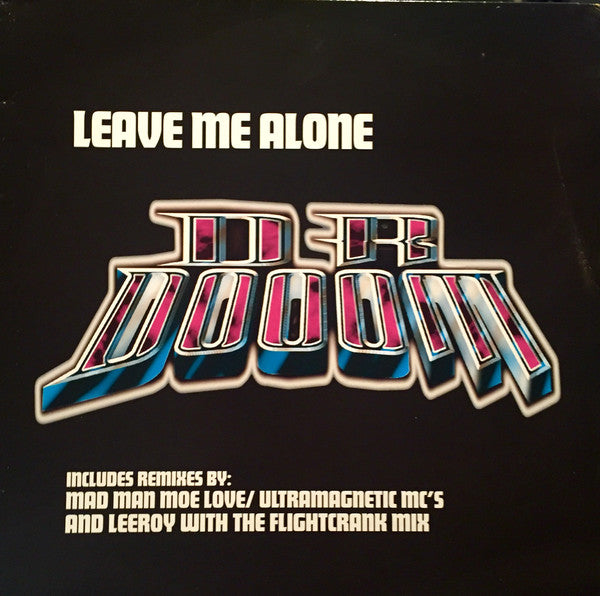 Dr. Dooom - Leave Me Alone - Used Vinyl Record 12"