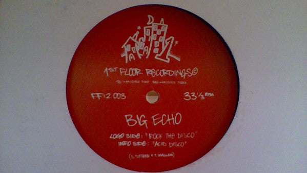 Big Echo - Rock The Disco - Used Vinyl Record 12"