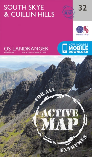 Ordnance Survey - South Skye & Cuillin Hills : 032 - New Sheet map