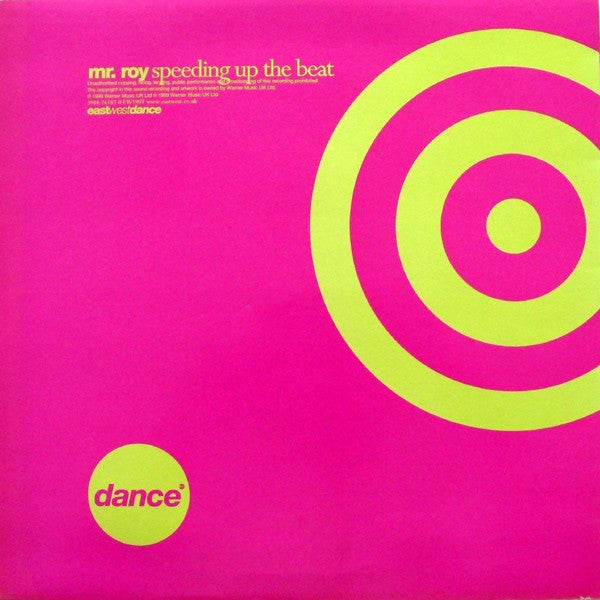 Mr. Roy - Speeding Up The Beat - Used Vinyl Record 12"