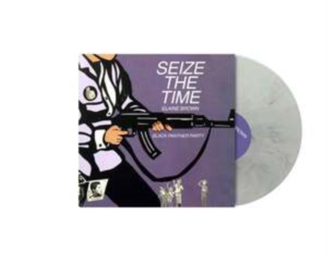 ELAINE BROWN (BLACK - Seize The Time (White Marbled Vinyl) - Vinyl Rec