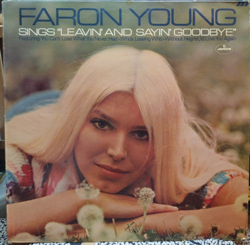 Faron Young - Sings "Leavin' And Sayin' Goodbye" - Used Vinyl Record