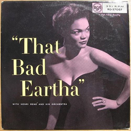 Eartha Kitt - That Bad Eartha - Used Vinyl Record