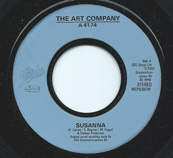 Art Company - Susanna - Used Vinyl Record 7"