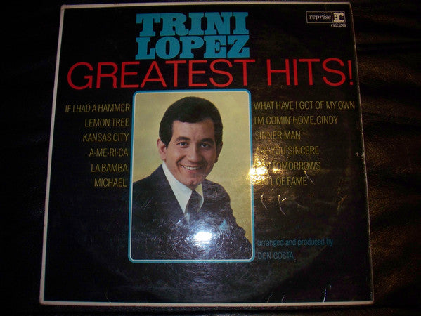 Trini Lopez - - Greatest Hits ! - Used Vinyl Record