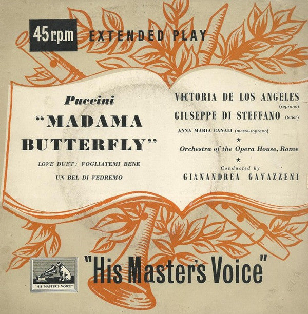 Giuseppe di Stefano - "Madama Butterfly" - Used Vinyl Record 7"
