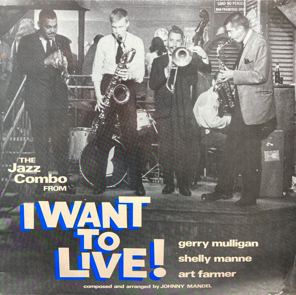 Gerry Mulligan - Jazz Combo From "I Want To Live!" - Used Vinyl Record