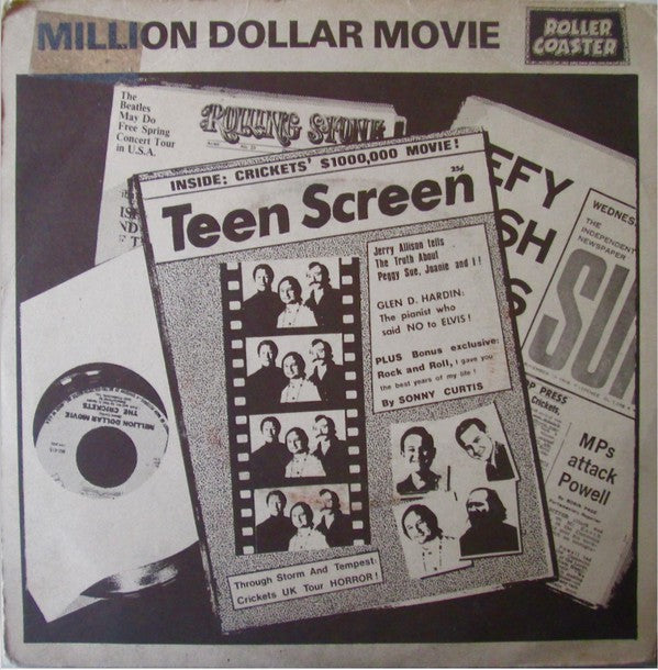 Crickets - Million Dollar Movie - Used Vinyl Record 7"