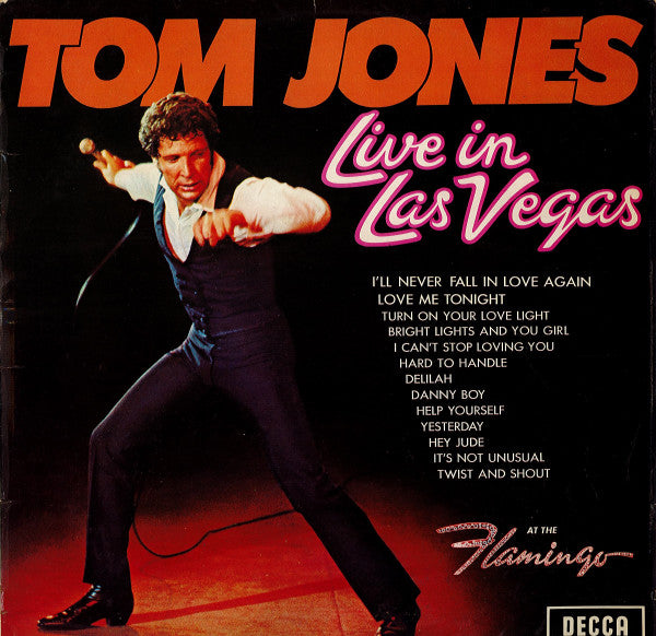 Tom Jones - Live In Las Vegas - Used Vinyl Record