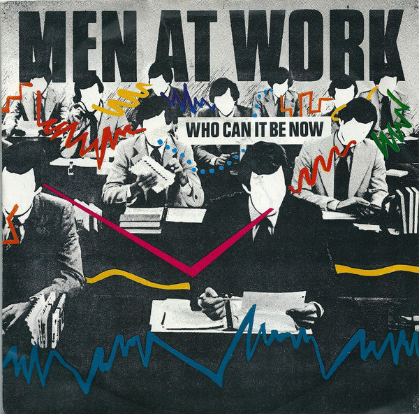 Men At Work - Who Can It Be Now - Used Vinyl Record 7"