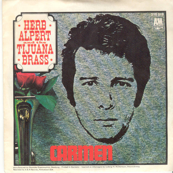 Herb Alpert & The Ti - Carmen / Love So Fine - Used Vinyl Record 7"