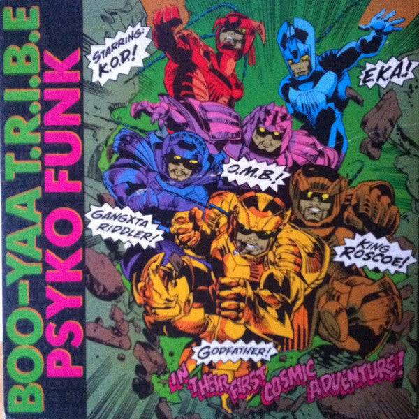 Boo-Yaa T.R.I.B.E. - Psyko Funk - Used Vinyl Record 12"