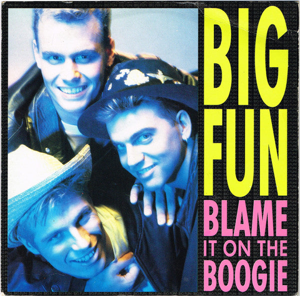 Big Fun - Blame It On The Boogie - Used Vinyl Record 7"