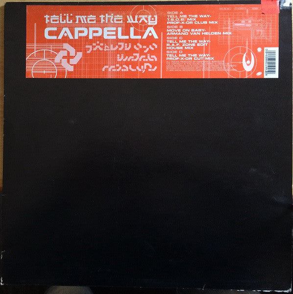 Cappella - Tell Me The Way - Used Vinyl Record 12"