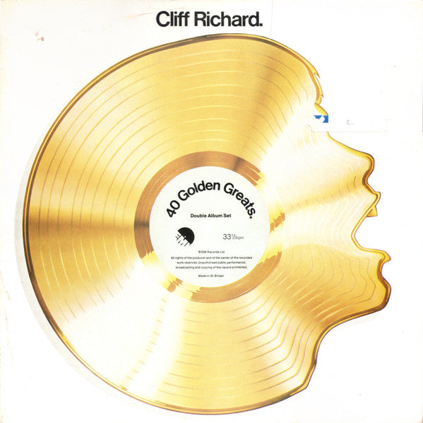 Cliff Richard - 40 Golden Greats - Used Vinyl Record