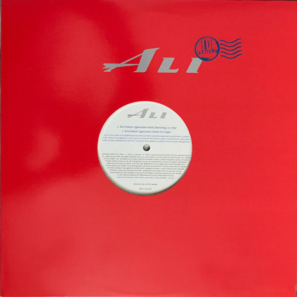Alistair Tennant - Love Letters - Used Vinyl Record 12"