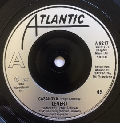 LeVert - Casanova - Used Vinyl Record 7"