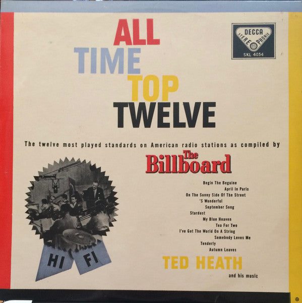 Ted Heath And His Mu - All Time Top Twelve - Used Vinyl Record